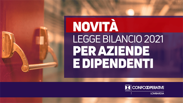 Legge Bilancio 2021, i provvedimenti per imprese e lavoratori