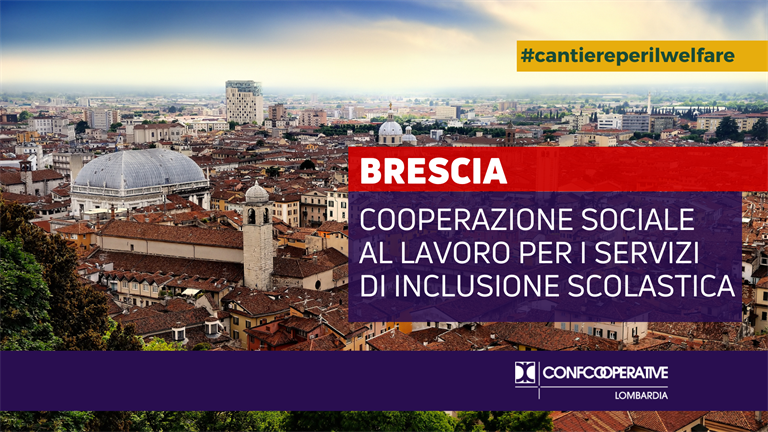 Brescia, cooperazione sociale al lavoro per i servizi di inclusione scolastica