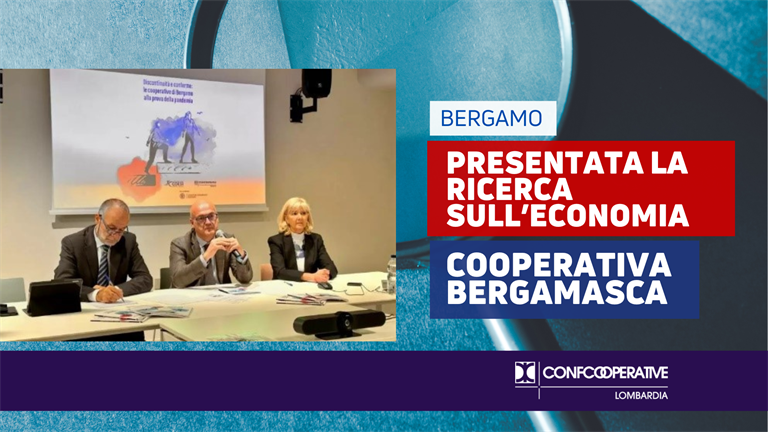 Presentazione della ricerca sull'economia cooperativa bergamasca