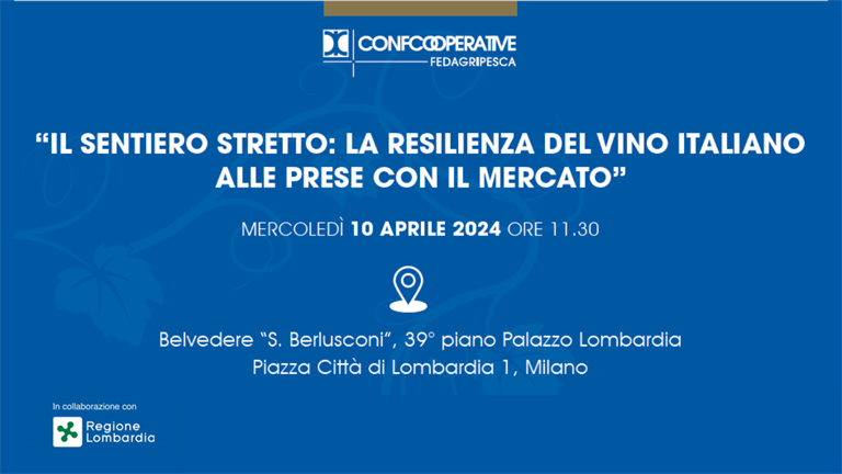 10 aprile | Conferenza stampa presentazione palinsesto Confcooperative a Vinitaly