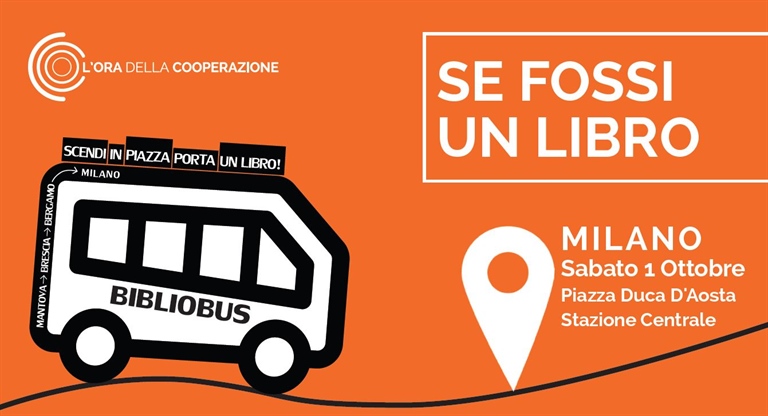 A MILANO IL BIBLIOBUS DI "SE FOSSI UN LIBRO"