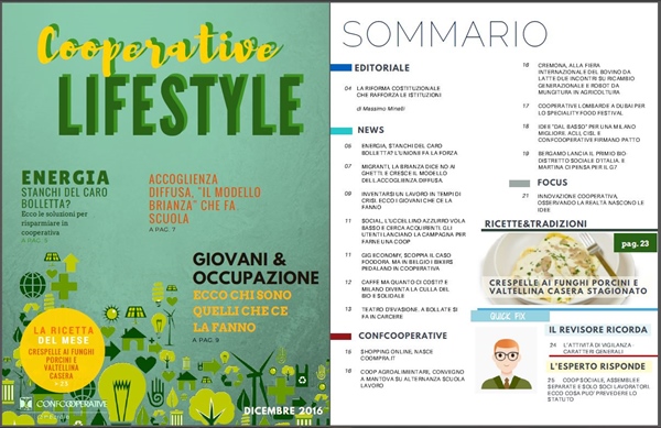 COOPERATIVE LIFESTYLE E’ TORNATO. SCOPRI IL NUMERO DI DICEMBRE