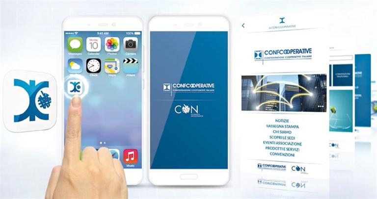 CONFCOOPERATIVE, ARRIVA L'APP PER SOCI E COOP