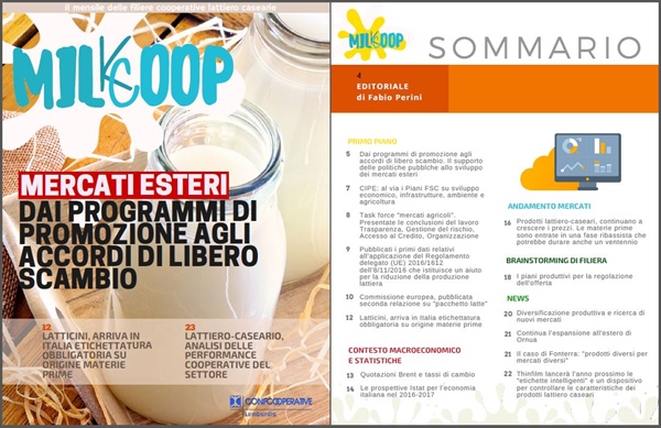 SCOPRI MILKCOOP, LA PRIMA RIVISTA INTERAMENTE DEDICATA  ALLA COOP LATTIERO CASEARIA