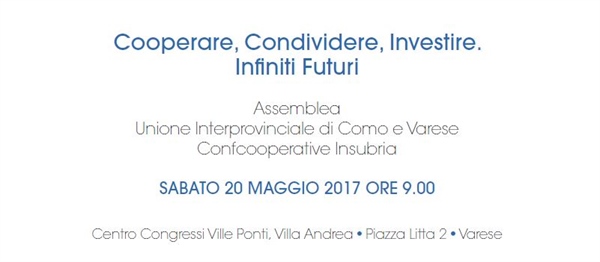 CONFCOOPERATIVE INSUBRIA, A MAGGIO L’ASSEMBLEA ANNUALE