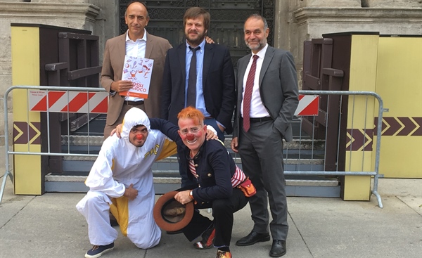 IN STAZIONE CENTRALE CIRCO EN PLEIN AIR PER LA MARATONA SOLIDALE “SE FOSSI IN GIOCO”