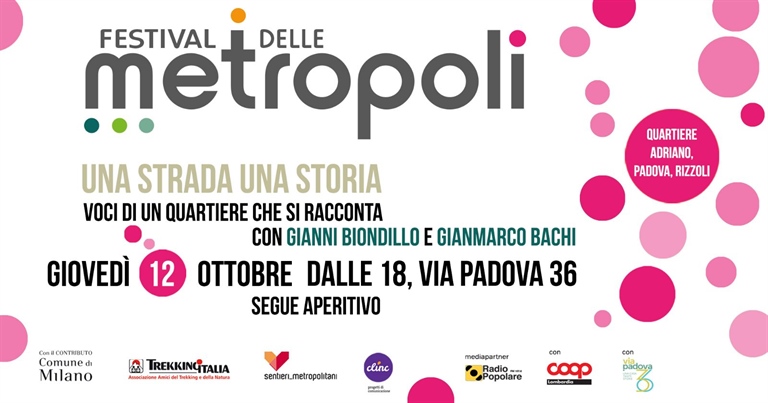 VIA PADOVA 36, ARRIVA IL FESTIVAL DELLE METROPOLI