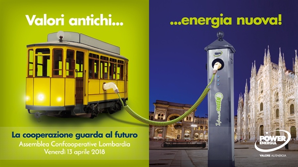 POWER ENERGIA, SCONTI DEL 20% PER LE COOPERATIVE ADERENTI A CONFCOOPERATIVE LOMBARDIA