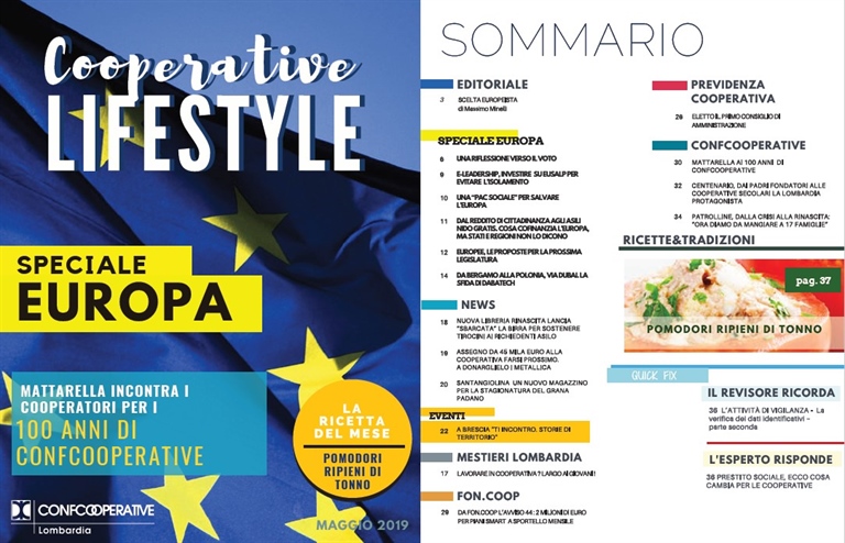 "COOPERATIVE LIFESTYLE" SPECIALE EUROPA