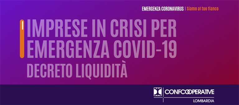 DL Liquidità, imprese in crisi per emergenza Covid-19