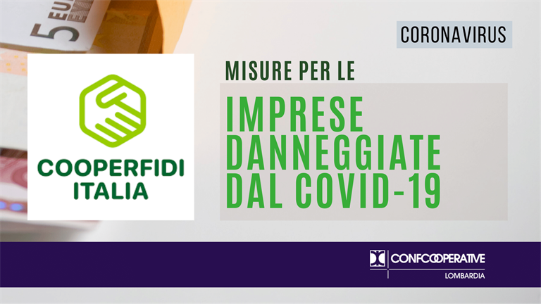 Le  4 misure di Cooperfidi Italia per le cooperative danneggiate dal Covid-19