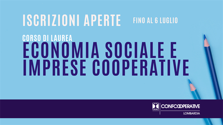 Corso di Laurea magistrale in Economia Sociale e Imprese Cooperative