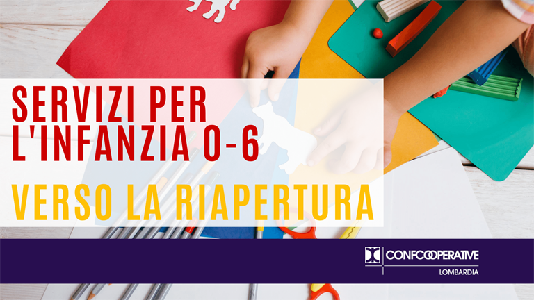 Riapertura nidi e scuole infanzia, i 5 punti della cooperazione per riaprire a settembre