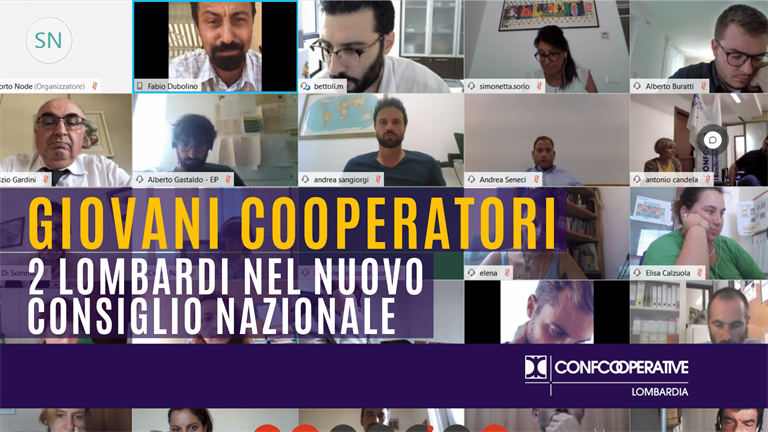 Giovani cooperatori, Pietro Giuliani e Andrea Seneci eletti nel coordinamento nazionale