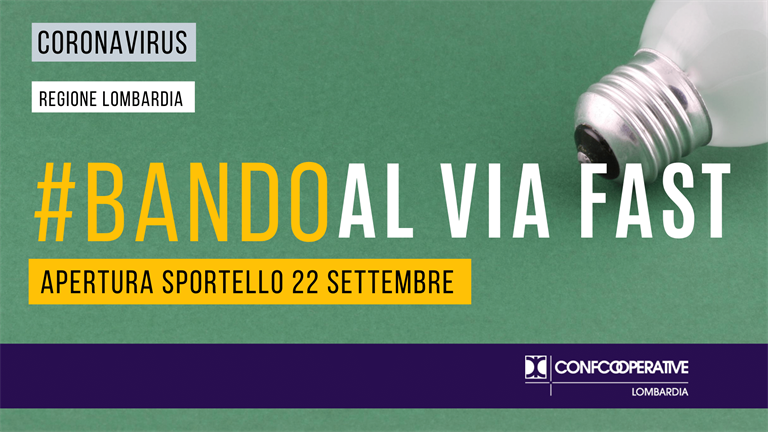 Bando AL VIA FAST, domande aperte dal 22 settembre