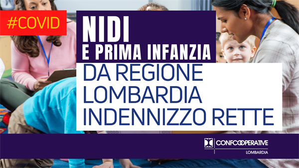 Nidi e prima infanzia, da Regione Lombardia indennizzo rette per blocco Covid