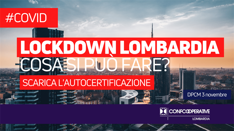Lockdown in Lombardia I Aucertificazione (da scaricare) e divieti