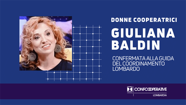 Dirigenti Cooperatrici, Giuliana Baldin confermata alla guida della Commissione lombarda