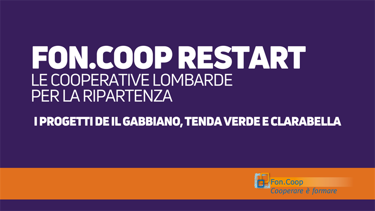 Fon.Coop Re-Start: la formazione delle cooperative lombarde per la ripartenza delle attività e per il benessere dei lavoratori