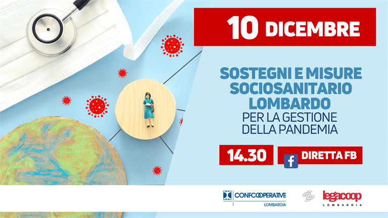 10 dicembre | Covid, sostegni e misure regionali per comparto sociosanitario lombardo