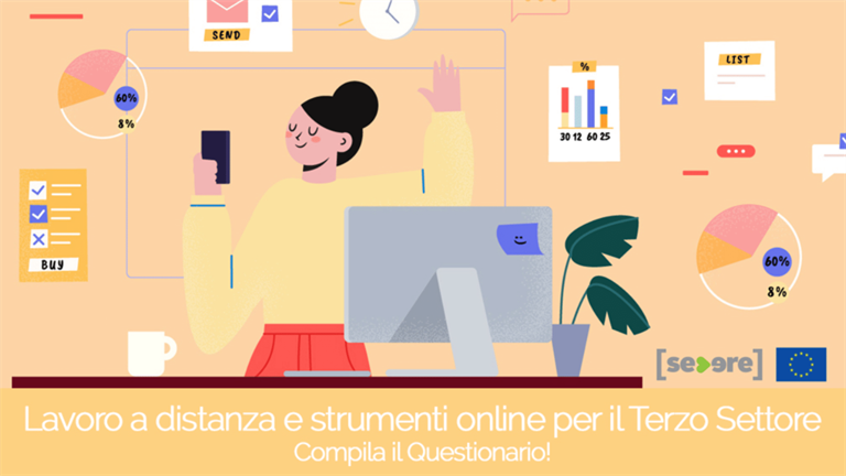 Questionario su lavoro a distanza per favorire l’innovazione sociale nel Terzo Settore