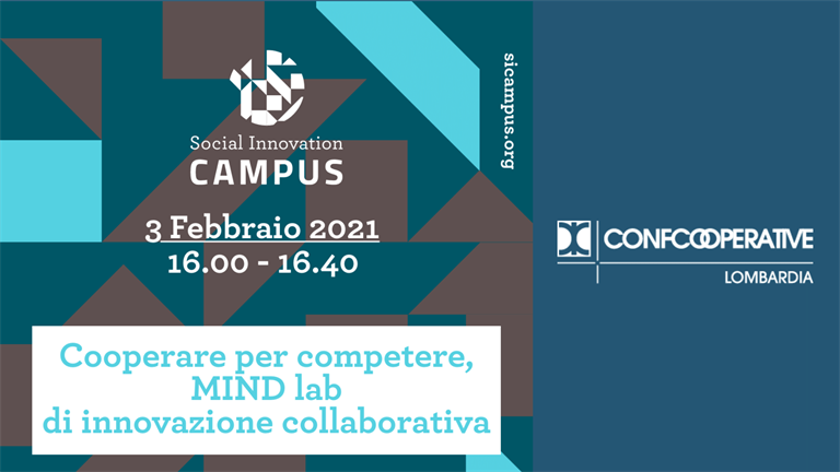 Social Innovation Campus 3 febbraio | Cooperare per competere, MIND lab di innovazione collaborativa