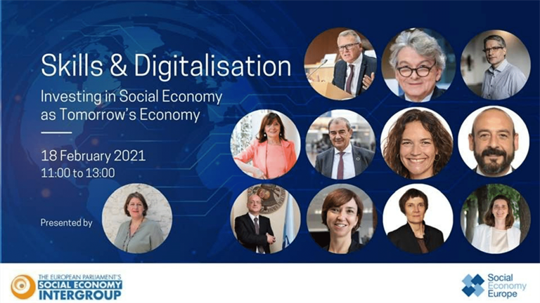 18 febbraio | Competenze e digitalizzazione. Investire nell'economia sociale come economia del domani