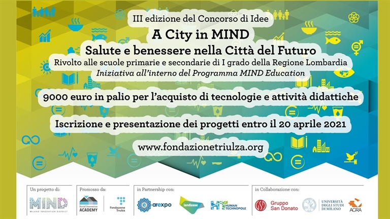 Concorso per le scuole primarie e secondarie "A City in MIND" | Scadenza 20 aprile 2021