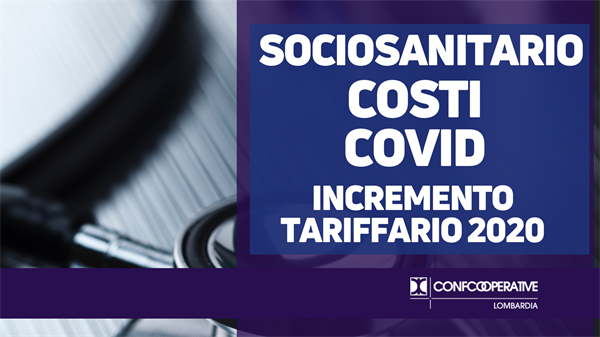 UO Sociosanitarie | Costi Covid, incremento tariffario 2020