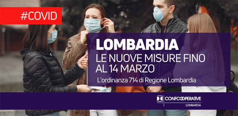Covid-19, ordinanza Regione Lombardia 714 | Le misure da oggi al 14 marzo