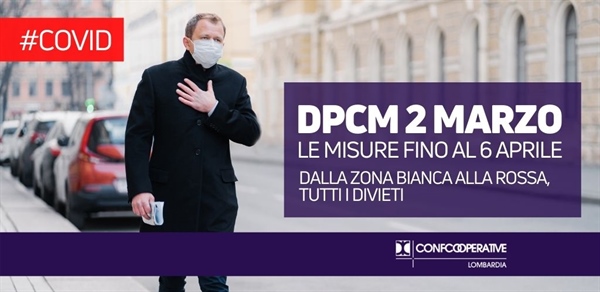 DPCM 2 MARZO | I divieti anti Covid fino al 6 aprile