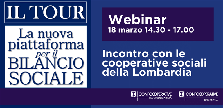 Webinar 18 marzo | La nuova piattaforma per il bilancio sociale