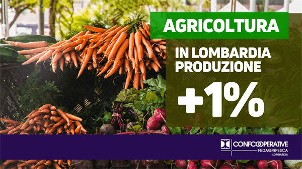 L’agricoltura lombarda tiene, produzione +1%. Cresce l’e-commerce