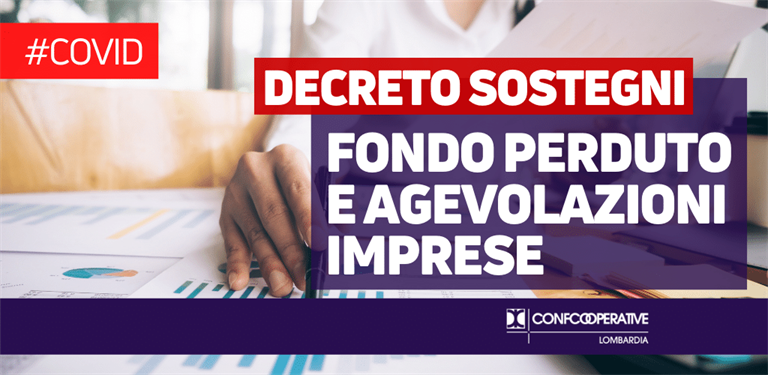 Decreto Sostegni, contributo a fondo perduto e agevolazioni per le imprese