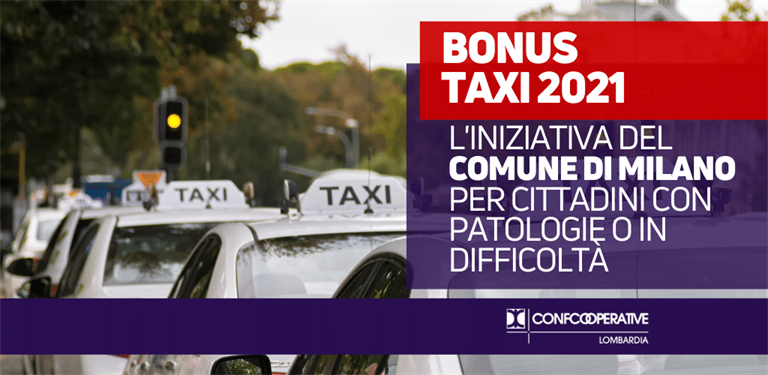 Milano | Bonus Taxi 2021 per cittadini con patologie o in difficoltà