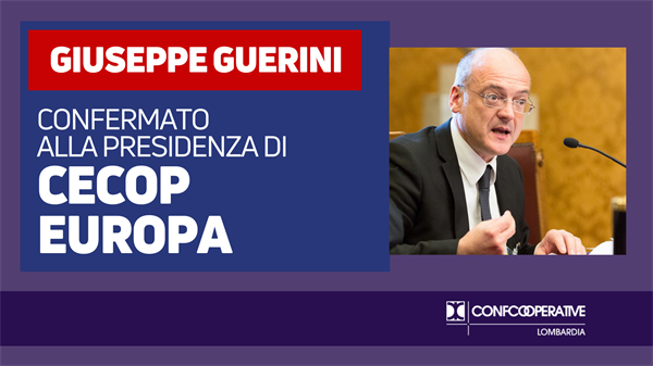Giuseppe Guerini riconfermato alla presidenza di CECOP