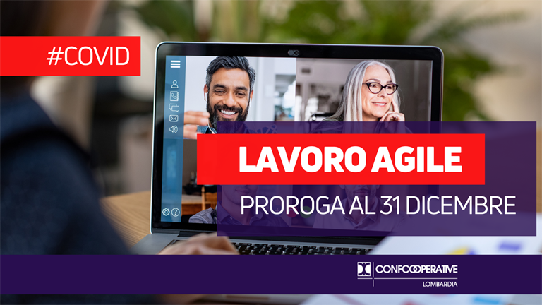 Lavoro agile Covid, proroga fino a dicembre 2021