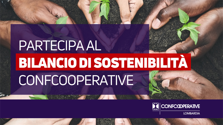 Partecipa con la tua cooperativa al bilancio di Sostenibilità Confcooperative