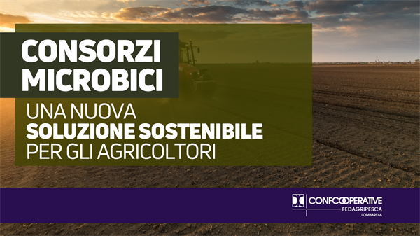 Consorzi microbici, una nuova soluzione sostenibile a disposizione degli agricoltori