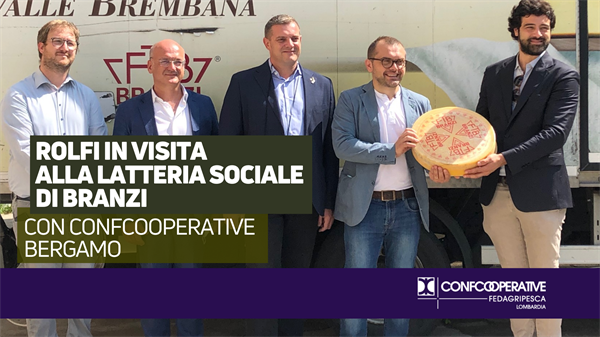 Agricoltura di montagna, Rolfi in visita alla Latteria Sociale di Branzi con Confcooperative Bergamo