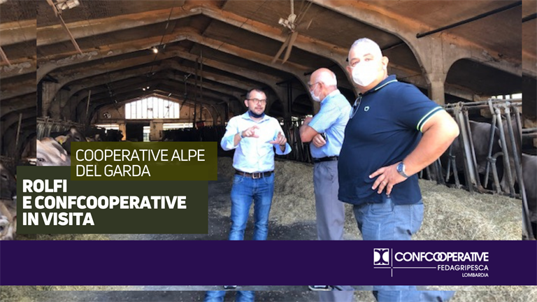Brescia, Rolfi con Confcooperative in tour tra i produttori d'alta quota di Alpe del Garda