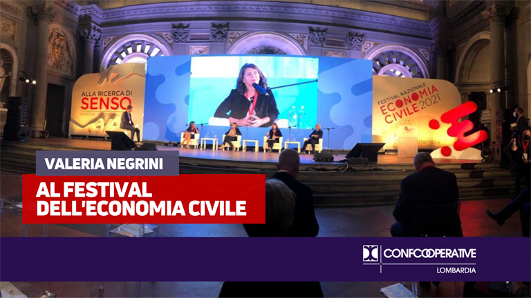 Valeria Negrini al Festival dell'economia Civile