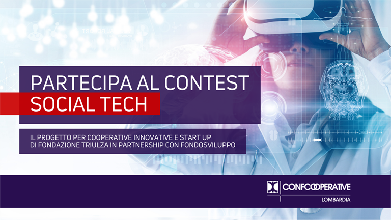 Social Tech | Partecipa al contest per Cooperative Innovative e Start Up di Fondazione Triulza