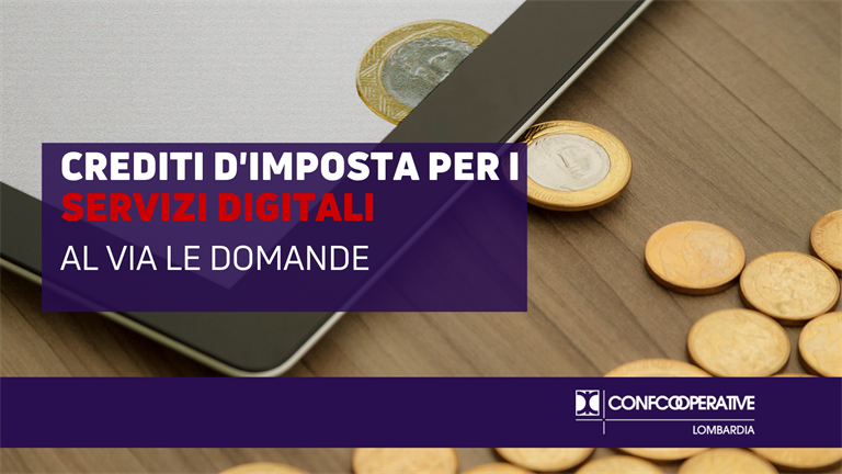 Credito d'imposta per i servizi digitali, al via le domande