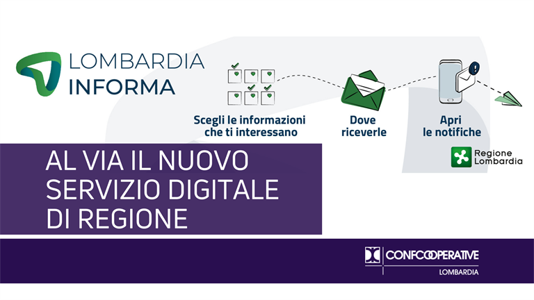 Al via Lombardia Informa, servizio digitale di Regione su bandi e servizi