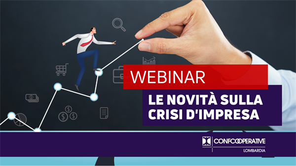 SAVE THE DATE 9 NOVEMBRE I Webinar su "Le novità sulla crisi di impresa"