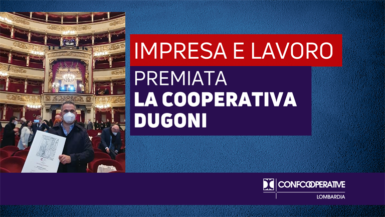 Impresa e lavoro, premiata la cooperativa Dugoni Facility Management