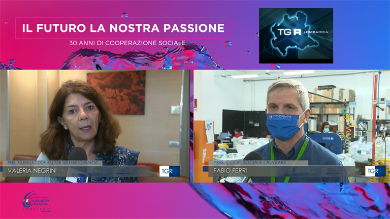 30 anni cooperazione sociale | Il servizio del TGR Lombardia con Valeria Negrini e la cooperativa Alveare di Bollate