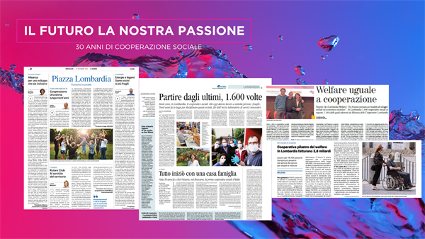 30 anni cooperazione sociale | Rassegna stampa