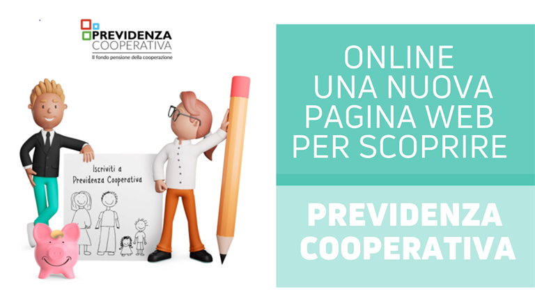 È online la pagina "scopri.previdenzacooperativa.it"